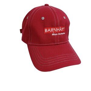 Men's Barnhart Hat Adjustable Workwear Red Canvas Mind Over Matter Adjustable